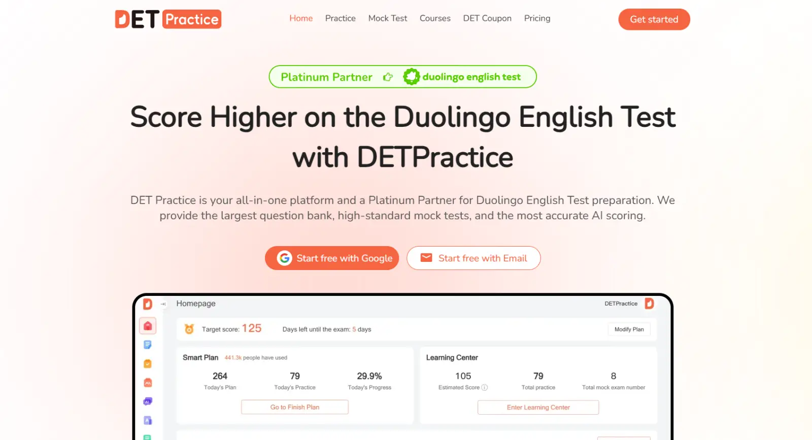 DET Practice screenshot 1 of 1